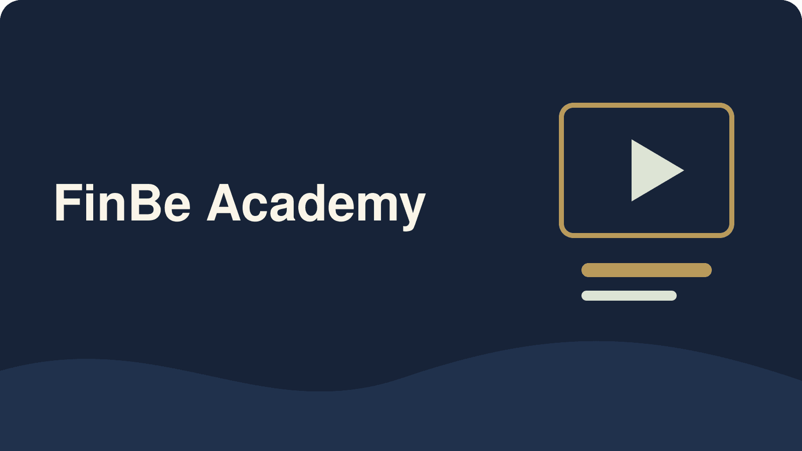 FinBe Academyn kurssiesitteen kansi